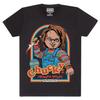 Steven Rhodes Chucky Wanna Play Black T Shirt NEW OFFICIAL