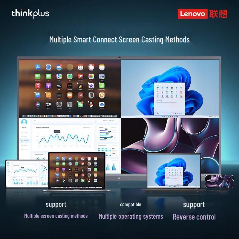 Lenovo Thinkplus S65+ 65-inch Interactive Meeting & Education Display (CN version)
