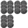 6/18pcs Stainless Steel Scrubber Scouring Pads Cleaning Ball Steel Wool Scrubber for Kitchen Pot Pan Dish Bathroom Cleaning