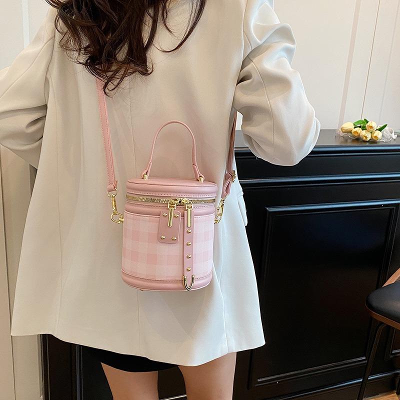 High-end small bag women's new trendy summer versatile fashion shoulder messenger bag portable bucket bag