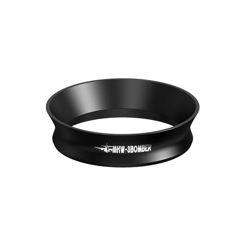 MHW-3BOMBER 58mm Magnetic Dosing Ring, Espresso Dosing Funnel, Barista Tool for Portafilters (Black) DR5546B-OS