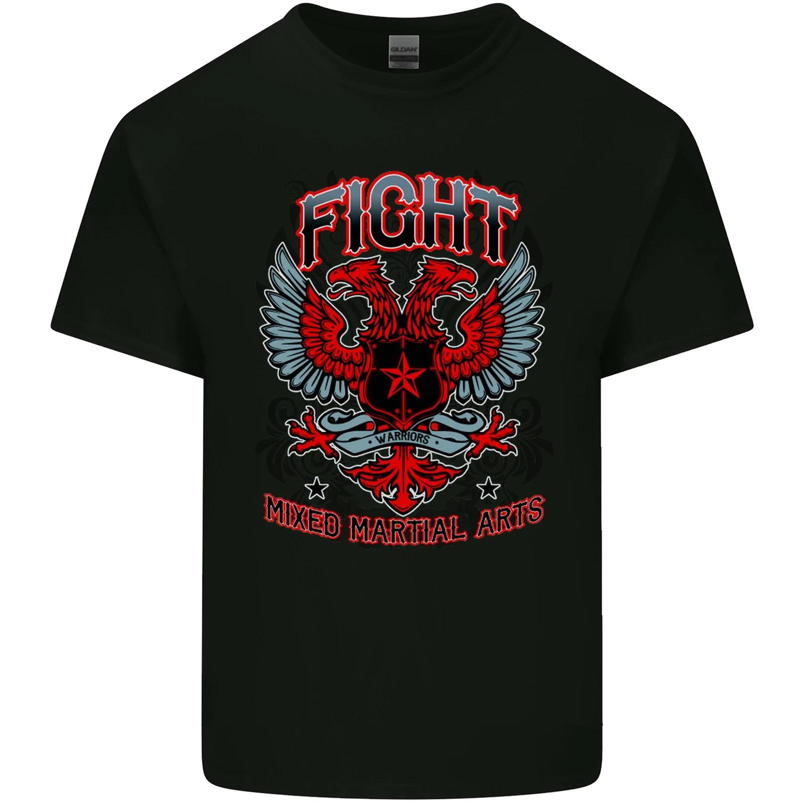 Fight Warriors Mixed Martial Arts MMA Kids T-Shirt Childrens 2XL