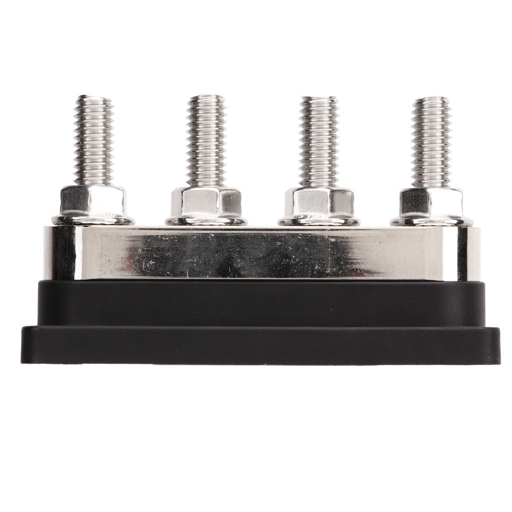 Battery Bus Bar  12V to 48V 600A High Current M10 4 Stud Power Distribution Block for Car RV Boat Yacht