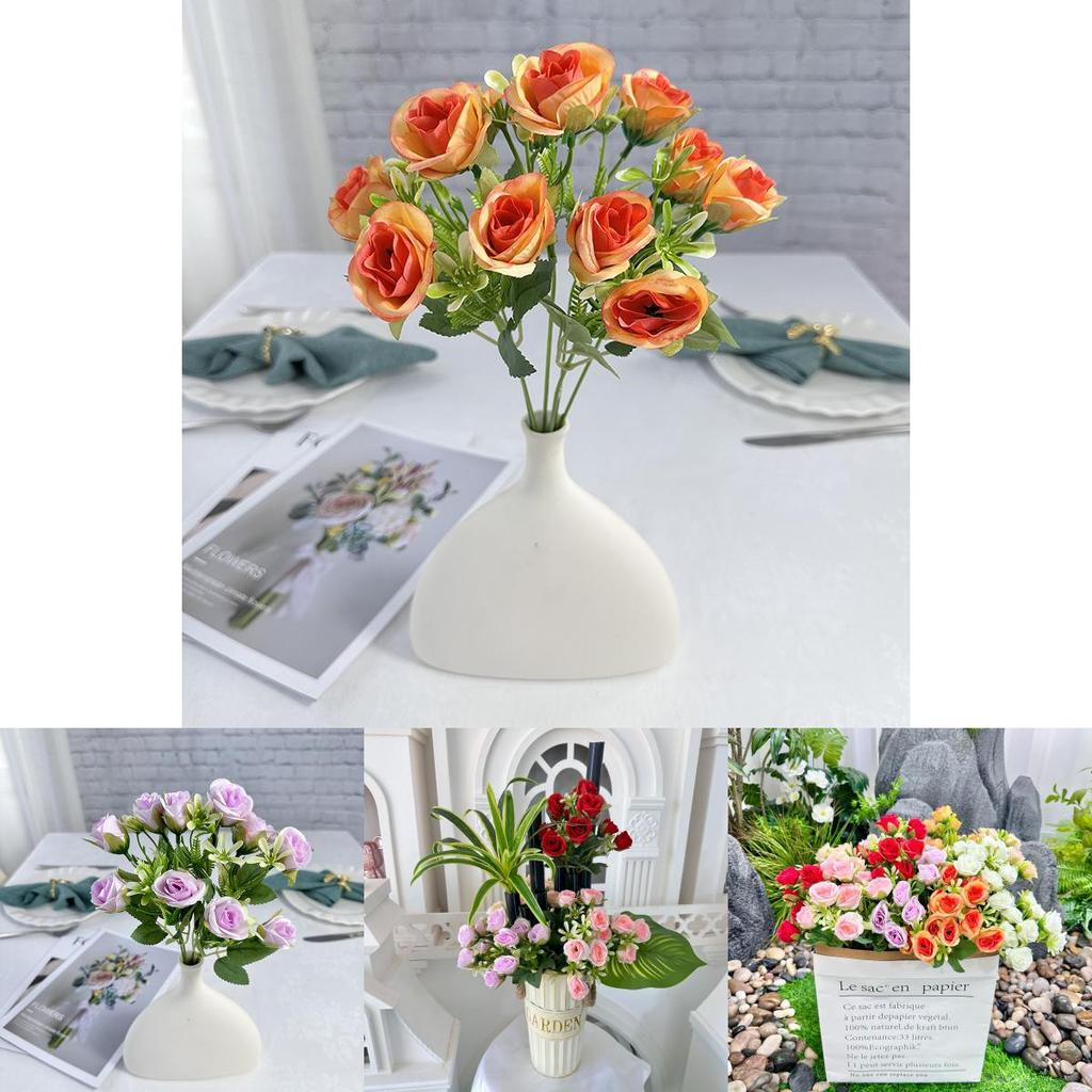 Bouquet Rose Flower Hotel Interior Wedding Decor Bright Creative Color