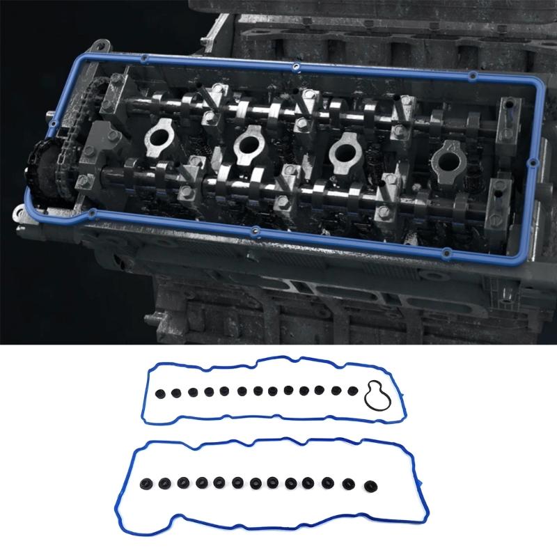 Ventildeckeldichtungssatz mit Ösen für 1999-2003 Dodge-V8 4.7L VIN-CODE J N SOHC VS50521R MA-4216904767 Autozubehör