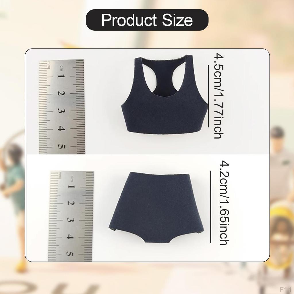 1/6 Scale Action Figure Clothing Set with Sleeveless Vest And Shorts