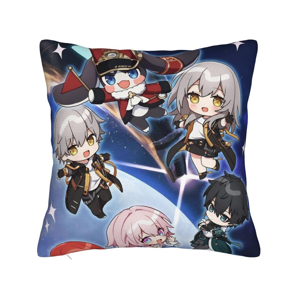 Honkai Star Rail Pillowcases Merchandise Printed Cushion Cover Decorative Pillow Case Cover Home Multiple Sizes