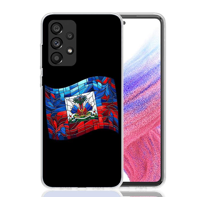 Haiti Haitian Flag Phone Case for Samsung Galaxy A17 A16 A15 A14 A13 A57 A56 A55 A54 A53 A37 A36 A35 A34 A33 A26 A25 A24 A23 Gal