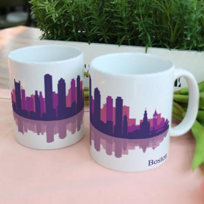 td860-Design Mug 2p-Travel to Boston, USA