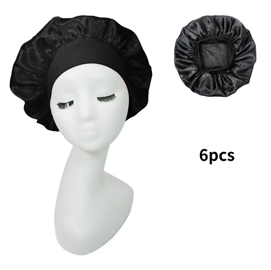 Luxury Satin Sleep Cap, High Elasticity Headband Night Hair Protection, Comfortable Home Use, Unisex Adult Beauty & Hair Care Ha
