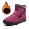 Übergrößen Damenstiefel Stiefeletten für Damen Wasserdichtes Obermaterial PU-Sohle Rutschfest Leicht Warmhaltend Winter Schneestiefel