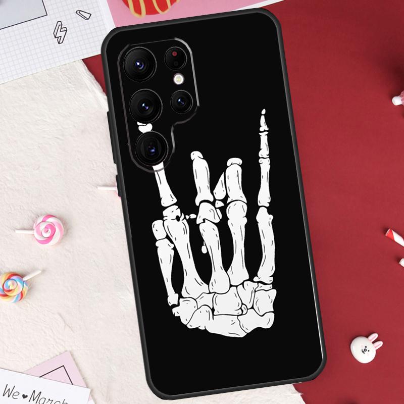 Skeleton Art Case For Samsung Galaxy S26 Ultra S23 S22 S21 S20 S24 S25 Ultra S10 Plus S25 FE Cover Shell