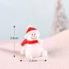 Christmas Tree Santa Claus Snowman Ornaments Miniature Garden Decor Figurines