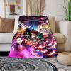 Demon Slayer Anime Blanket Sofa Cover Ultra-Soft Carpet Warm Bed Sheet Bedspread Bedding Room Decor