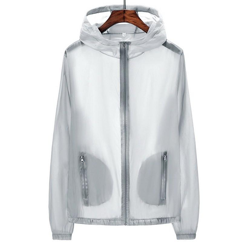 Unisex Summer Windbreaker with Custom Logo - Lightweight, Plus Size Sunscreen Jacket for Outdoor and Workwear