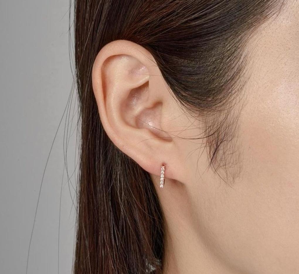 LLOYD D-Type One-Touch 14K Earrings LOTM2002T_14K