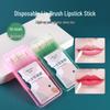 Portable Disposable Lip Brush: Small Lipstick Brush for Makeup Artists, Ideal for Outlining, Blending, and Defining Lips.