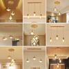 OEING Solid Wood Art Pendant Light