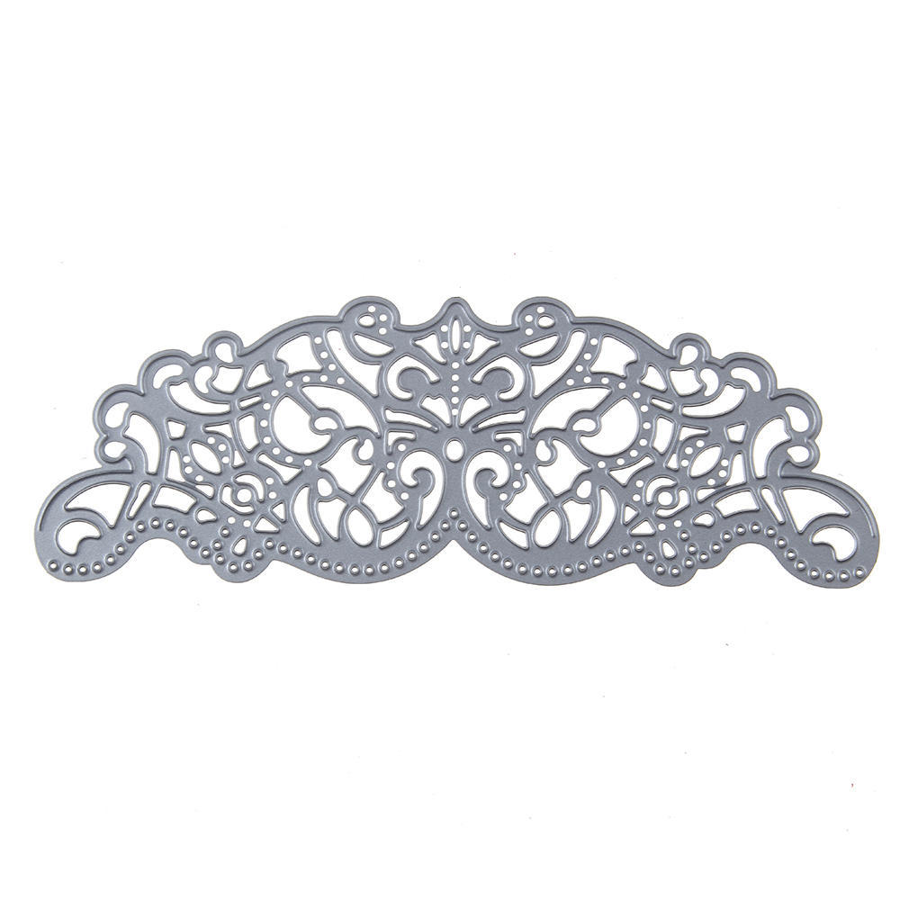 Декор поздравительной открытки, кружевная полая рамка, металлические штампы, трафаретная рамка, тиснение, шаблон 148*52 мм