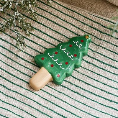 [Click On the banner]Merry Ornament Spoon Rest Tree_CA9125056