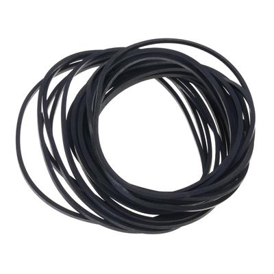 2mm Width Universal Mix Cassette Tape Machine Belts Assorted Common Square Rubber Belt for Recorders CD DVD Drive, 20Pcs