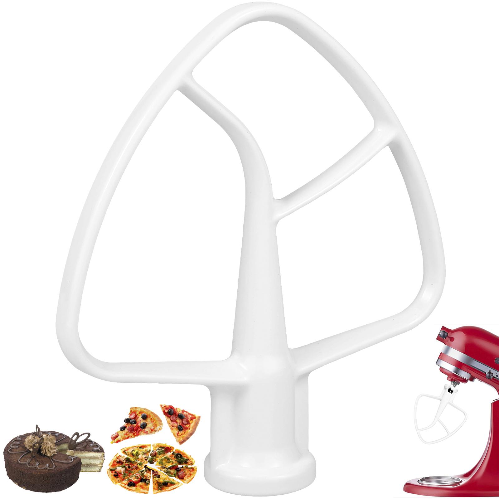

Flat Beater Aluminium Flat Beater Replacement Mixer Aid Attachment Parts Accessories Compatible K45 K45B Tilt-Head Stand Mixer белый