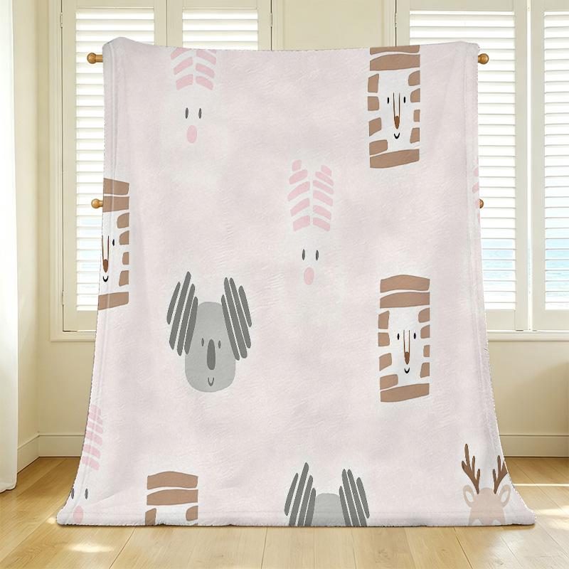 Plush Flannel Blanket – Soft, Warm & Cozy Home Throw, Ideal for Bedroom, Christmas & Halloween Relax