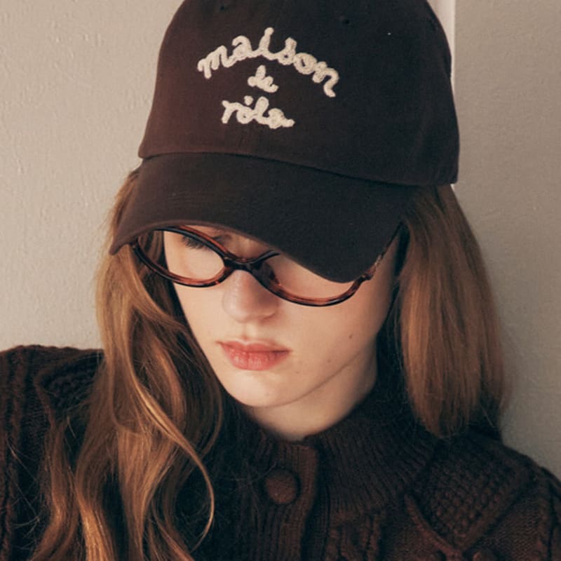ROLAROLA MAISON DE ROLA BALL CAP BROWN