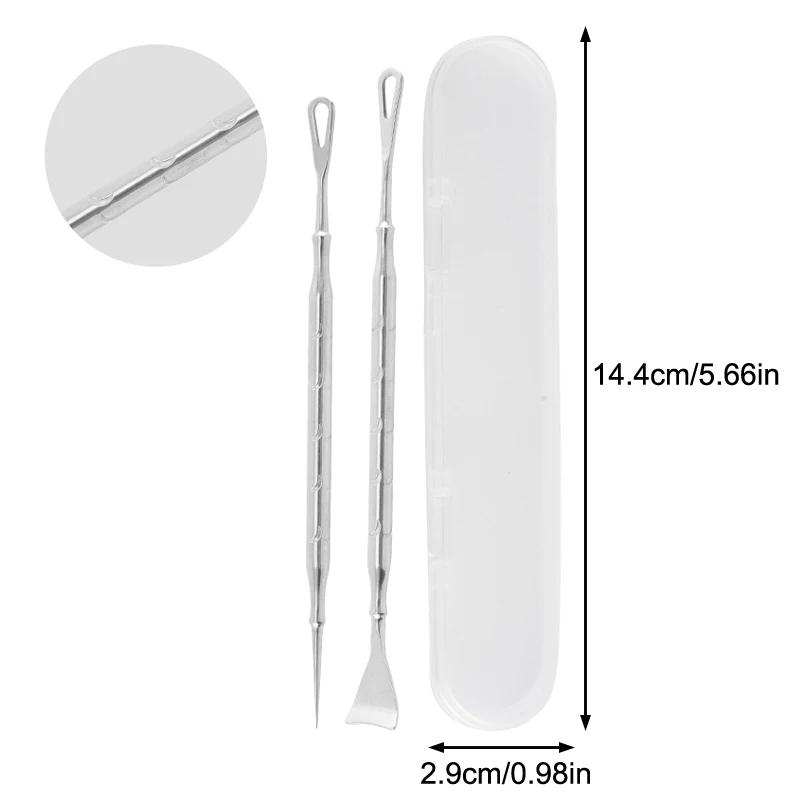 Blackhead Acne Remover Pimple Popper Tool Acne Needle Removing Hair Follicle Cleaning Whitehead Nose Face Blemish Extractor