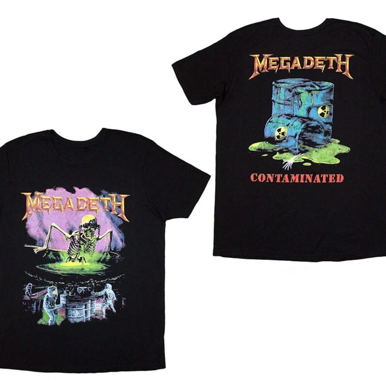 2 Sided Megadeth Contaminated Era T-T-shirt S