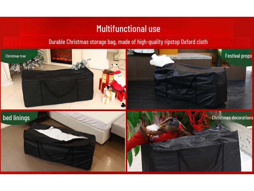 Oxford Cloth Large Capacity Christmas Tree & Furniture Storage Bag - Rainproof & Dustproof Cover