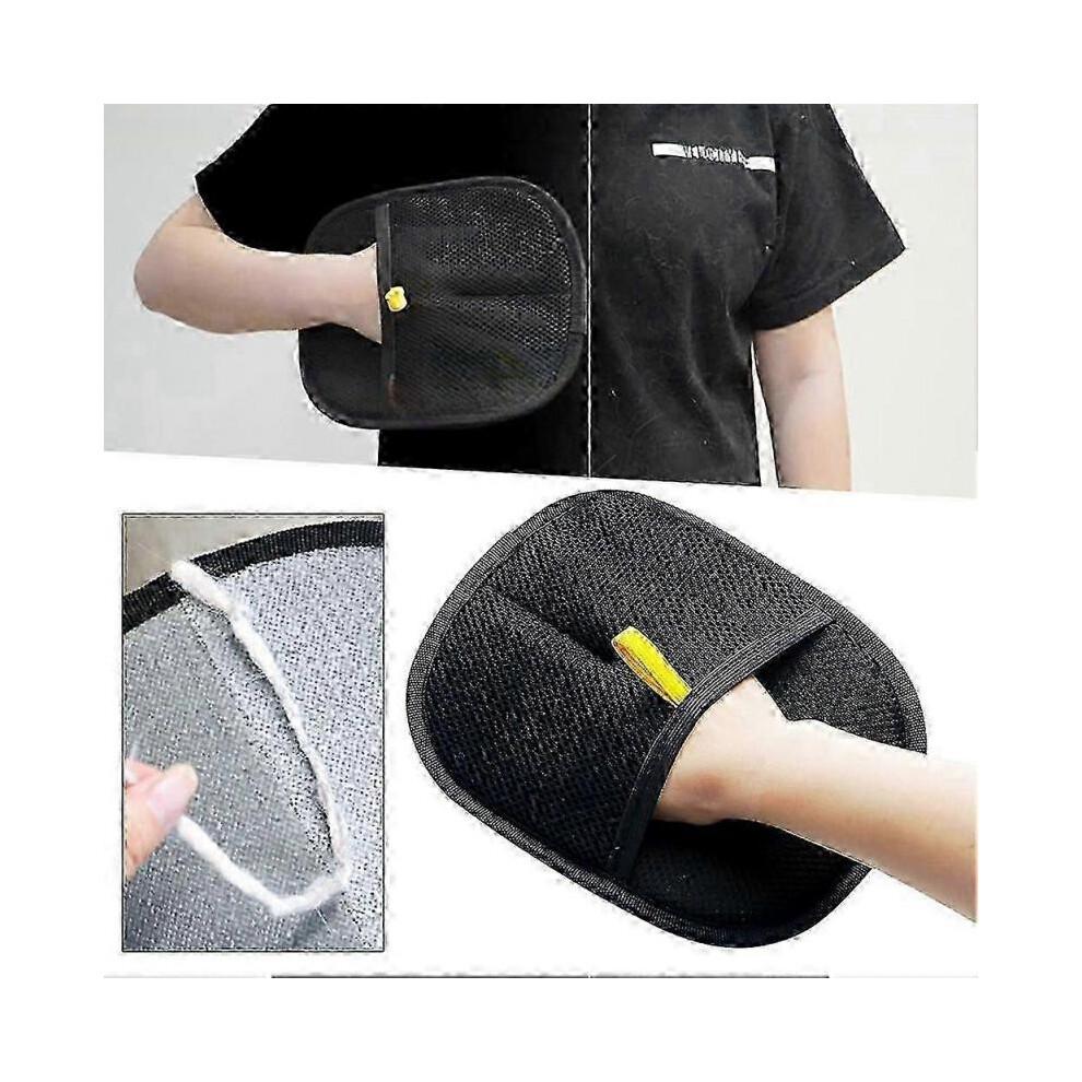 Anti-Static Grooming Gloves for Pets, Double-Sided Quick Pet Hair Remover Mitt, Removes Fur from Pets, Furniture & Clothing & Fabric