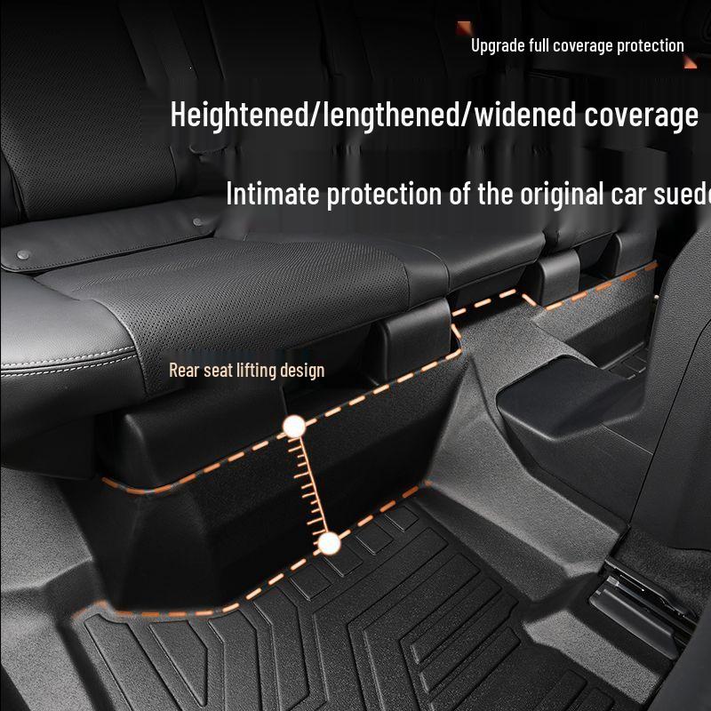 Toyota Prado TPE Floor Mats (2010-2025 Models) - Full Coverage, Car Interior Accessories