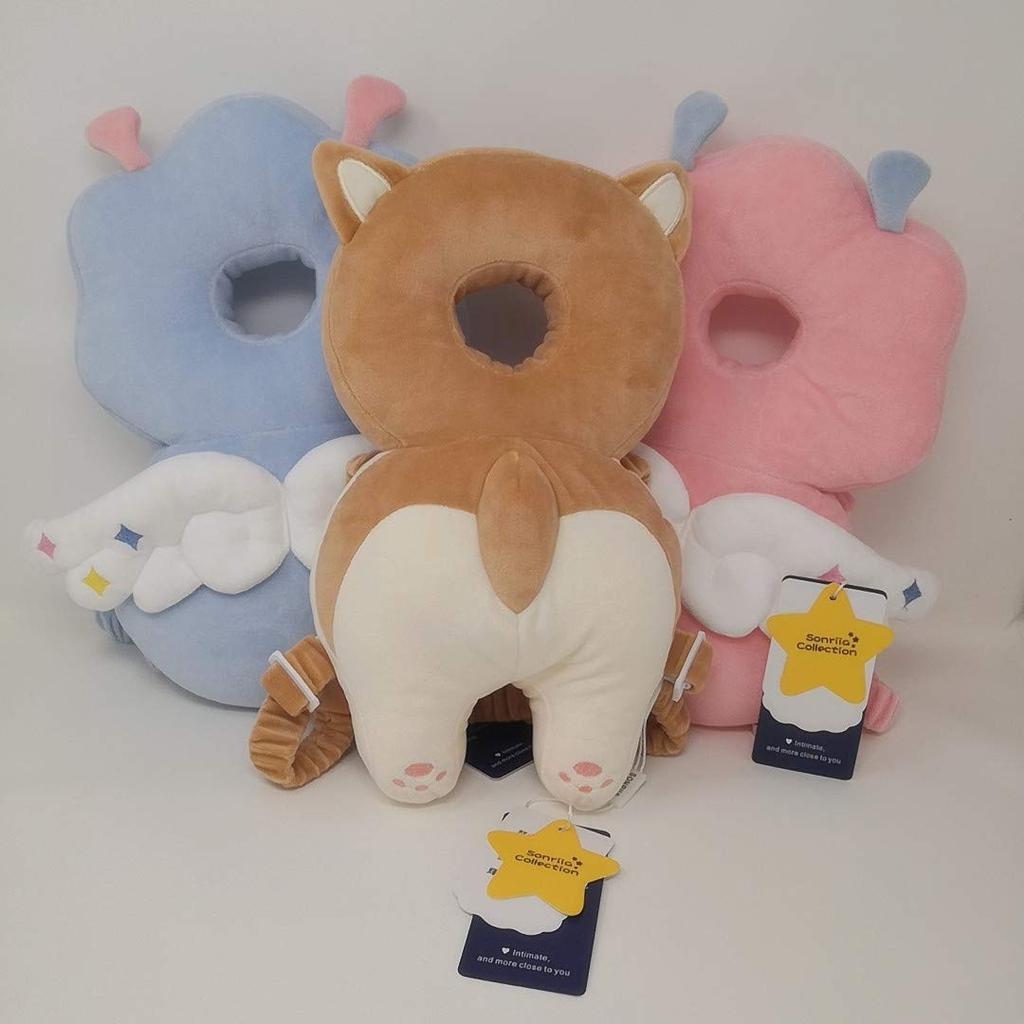 Sonriia Dětský batoh s ochranou hlavy proti pádům a nastavitelnými ramenními popruhy pro miminka od 5 měsíců a bezpečnostní dárek pro miminko, chránič, nárazuvzdorný polštář,