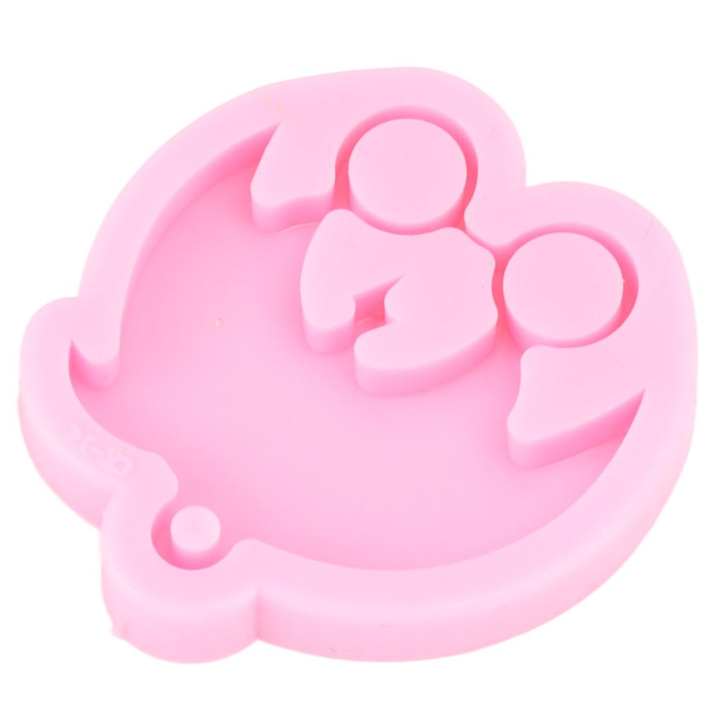 Lebensmittelechte Silikonformen DIY Backdekorationswerkzeuge für Fondant Zucker Schokolade Cupcake