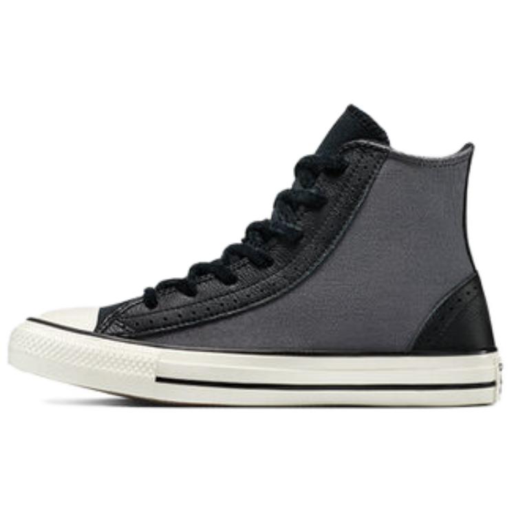 Converse Chuck Taylor All Star Fashion Versatile Comfortable High-Top Canvas Shoes Unisex Sneakers Gray A17912C