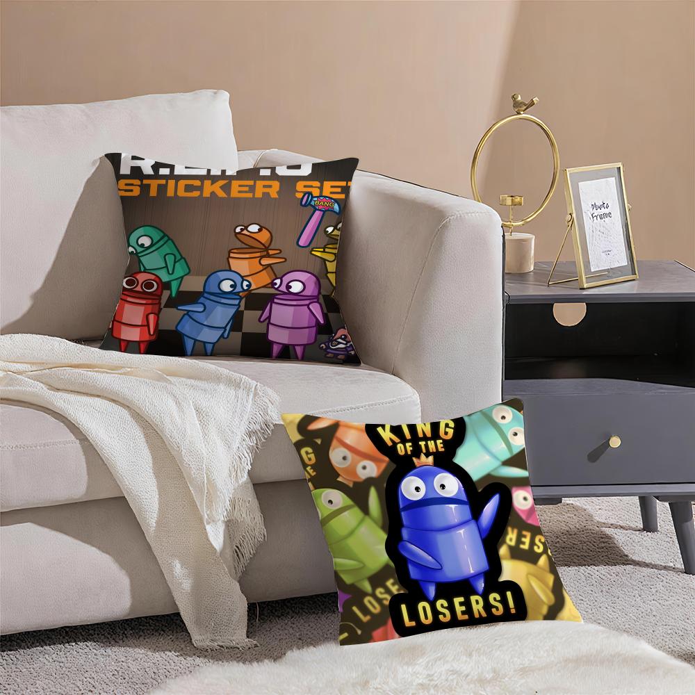 Horrible Games RREPOS Cushion Cover Pillowcase Short Plush Invisible Zipper Room Sofa Cushion Cover