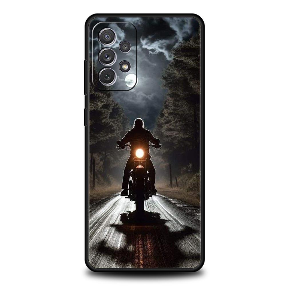 Moto Cross Motorcycle Sports Case for Samsung A51 A71 A21S A12 A11 A15 A25 A31 A41 A23 A33 A53 A73 A05S A13 5G A35 A55 Cover