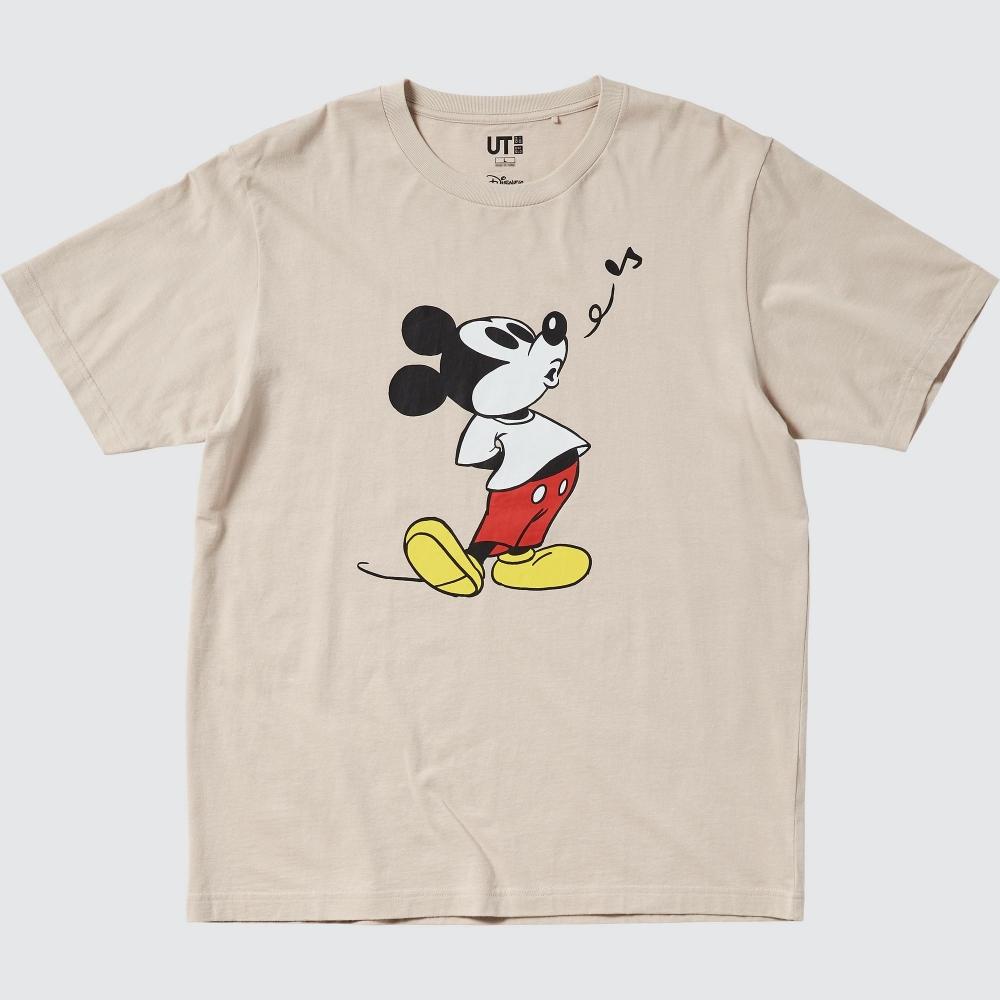 

UNIQLO JAPAN Футболка с рисунком Mickey Stans UT, короткий рукав, стандартный крой