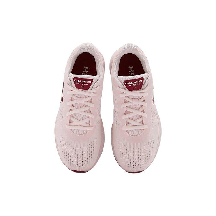 Under Armour Charged Impulse 2 Athletic Fashion Fabric Low-Top Casual Running Shoes Women sneaker Pink 3024141-601