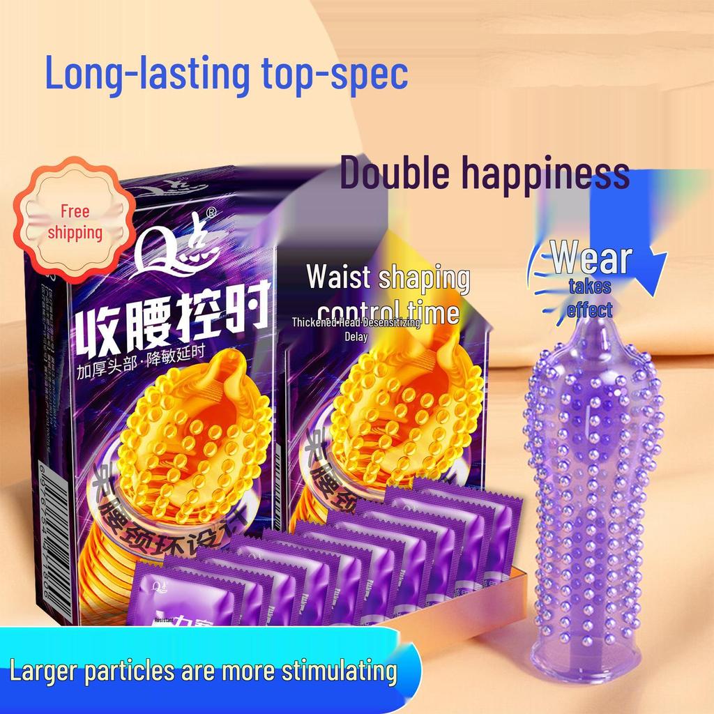 Desensitizing Large Particle Condoms for Enhanced Stimulation and Instant Climax - Erotic Set for Women