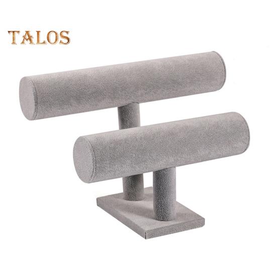 

Двухъярусная подставка для браслета, браслета, часов, ювелирных изделий, настольная горизонтальная подставка для часов для туалетного столика в спальне