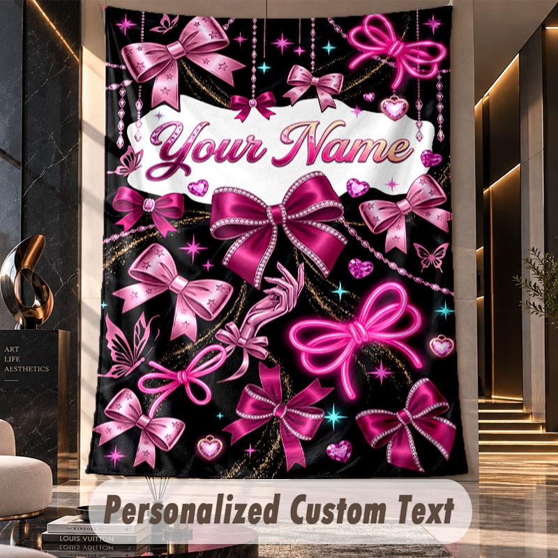 Neon Rainbow (72) Theme Custom Tapestry Personalized Custom Name Text Wall Hanging Tapestry Home Decor Background Cloth