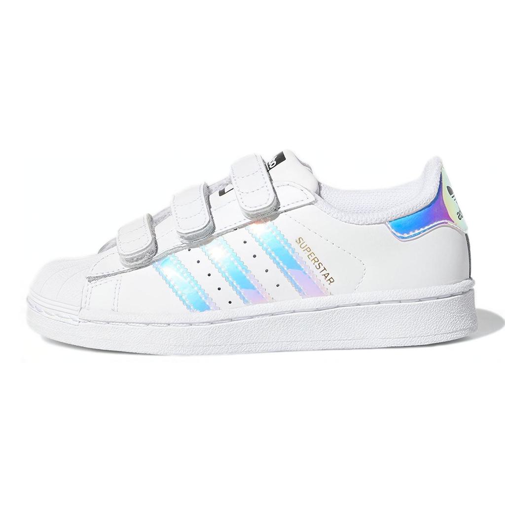 Adidas Originals Superstar Cf Comfortable Low-Top Skate Shoes White Laser Kids Sneakers AQ6279