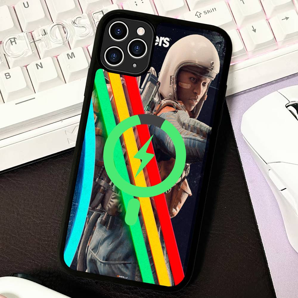 

Game A-ARC R-Raiders For Magnetic Phone Case Wireless PC+TPU For IPhone 11 12 13 14 15 16 17 Pro Max Plus iPhone 17 Pro