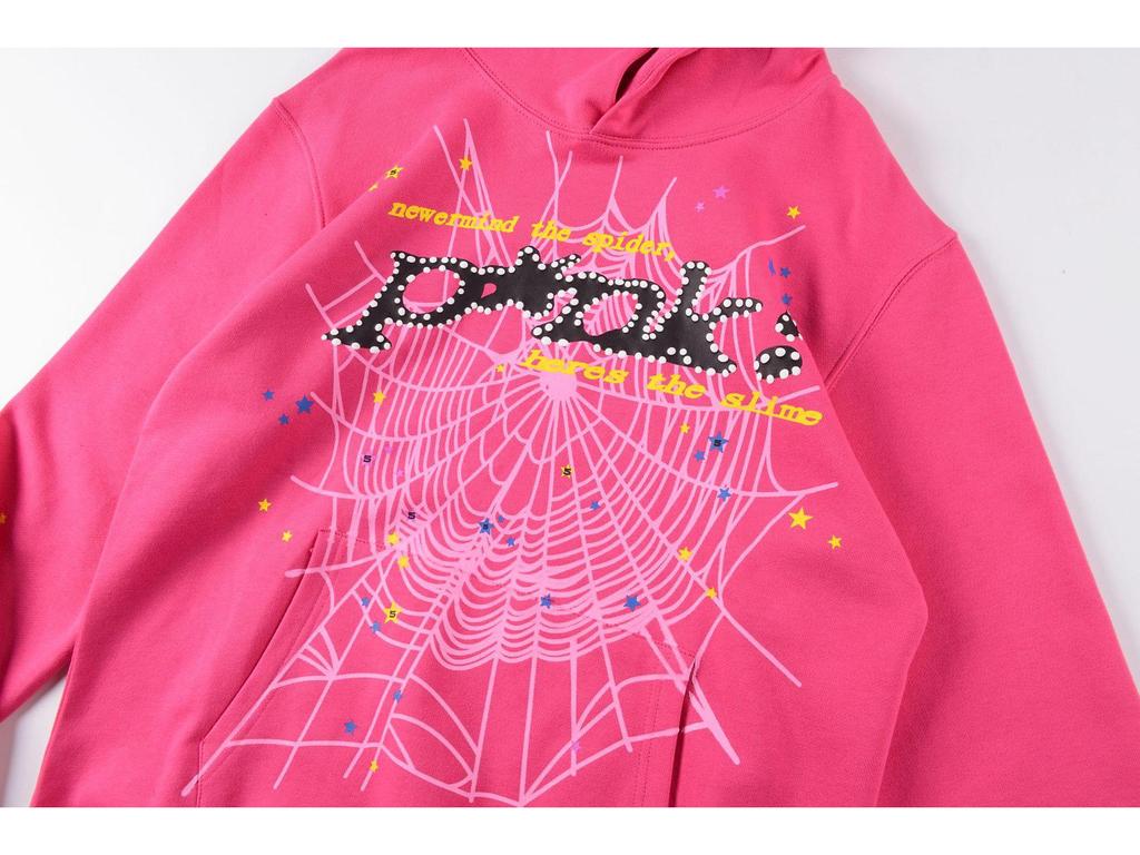 21SS Unisex Pink Kanye Hip Hop Hoodie & Sweatpants Set