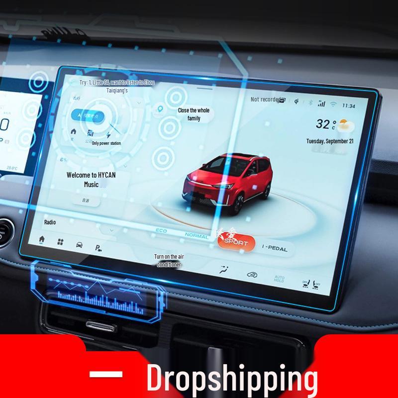 Hycan A06 Navigation and Instrument Screen Protective Film for 24 Models