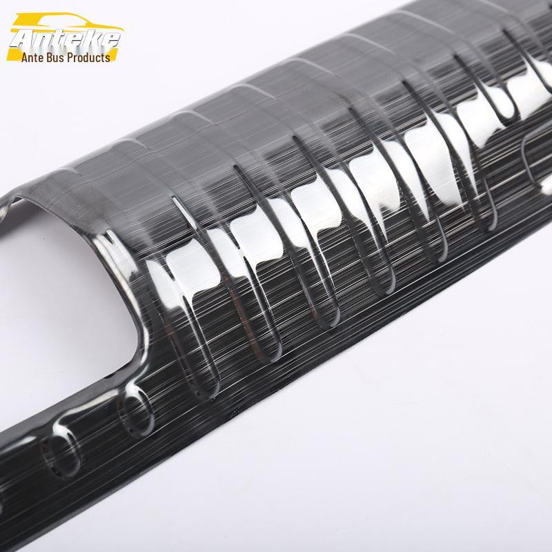 2019 Inspire Rear Bumper Bright Strip & Tailgate Protection Pedal - Stainless Steel Patch