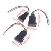 Durable For Dc 12V Front /Rear Fog Light Push Switch With 4 Wire Button For Car Boat Automotive Rv Black