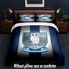 Sheffield Wednesday Design Bed Bedding Set 1 Duvet Cover + 2 Pillowcases Soft Breathable Household Bed Linens